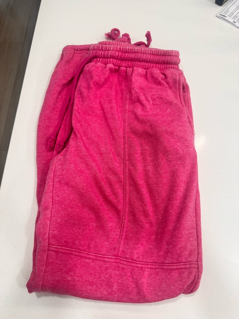 Hot Pink Drawstring Joggers - As Revival